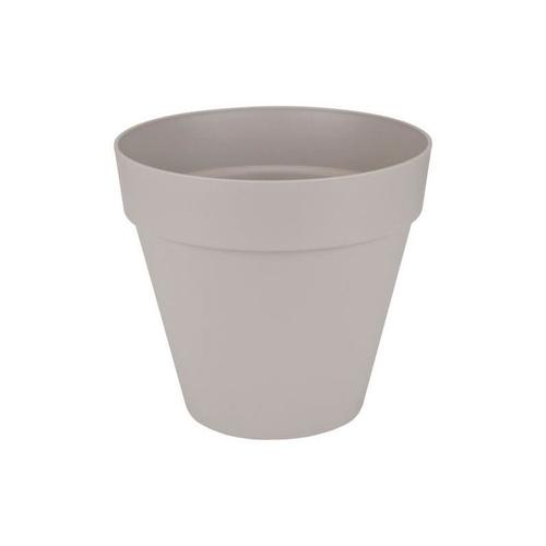 Loft urban pot de fleur rond - 20 cm - gris chaud