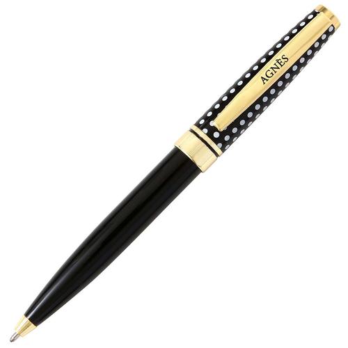 Agnés ? Stylo Black & Gold En Coffret Cadeau