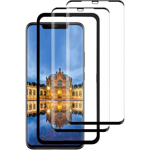 Mate 20 Pro Verre Trempé [2 Pièces],[Film Protection Écran [9h Dureté] [Sans Bulles, Facile À Installer] Verre Trempé De Haute Qualité Pour Huawei Mate 20 Pro