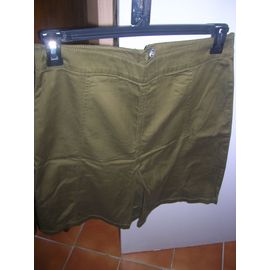 Jupe Yessica Taille 40 Coton Kaki.