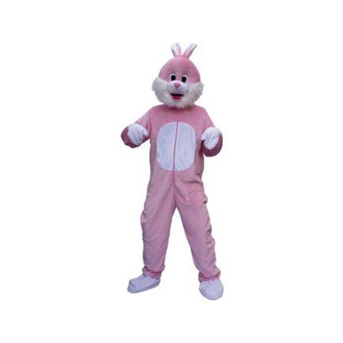 Deguisement Adulte Peluche Lapin Rose Taille Unique