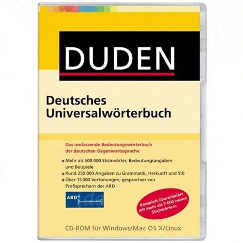Duden - Deutsches Universalwörterbuch - (1cédérom)
