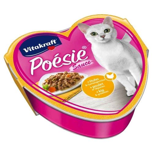 Barquette Poésie Poulet Et Légumes En Sauce Pour Chat - Vitakraft - 85g