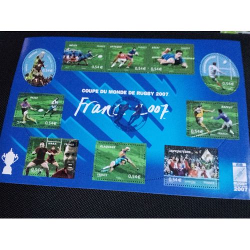 Bloc Coupe Du Monde De Rugby France 2007
