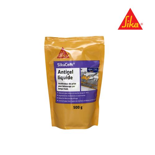 Additif pour bétonnage par temps froid SIKA SikaCem Antigel Liquide - 500g