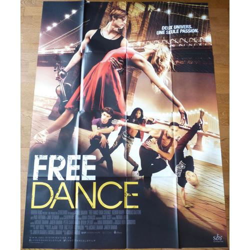 Free Dance De Michael Damian Avec Keenan Kampa, Nicholas Galitzine - Affiche Originale De Cinéma Format 120 Cm X 160 Cm