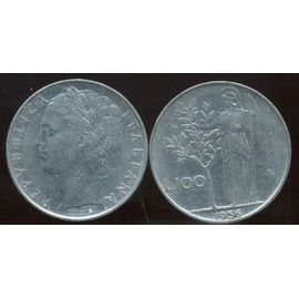Lot 22 Pièces Monnaie Italie - 100 L. Lire - 1956 À 1982