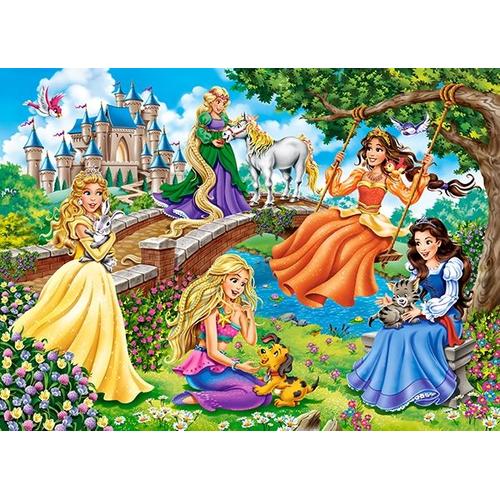 Puzzle 70 Pièces Princesses In Garden