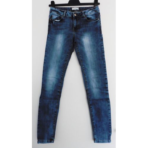 Jean Bleu Délavé. Slim. Pimkie. Coton. Taille 36