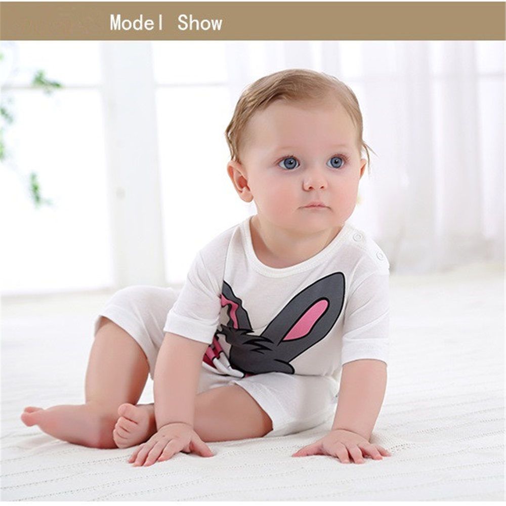 Manches Courtes Enfant Combinaison Bebe Ete Male Bebe Fille Pyjama Enfant Printemps Et Automne Femme Tresor Autocollants 0 24 Mois Rakuten