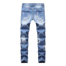 Jeans blanc outlet troué homme