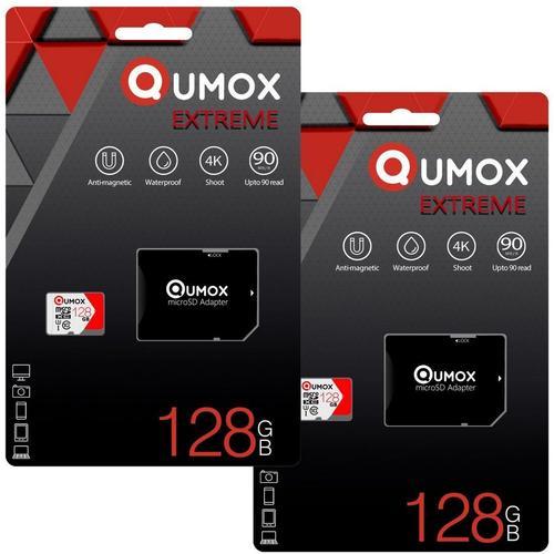 Qumox extreme 2 x 128 Go micro SDXC carte mémoire flash - Class 10