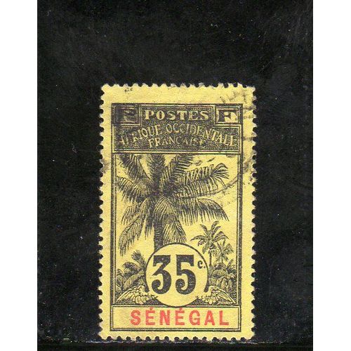 Timbre-Poste Du Sénégal (Palmier)