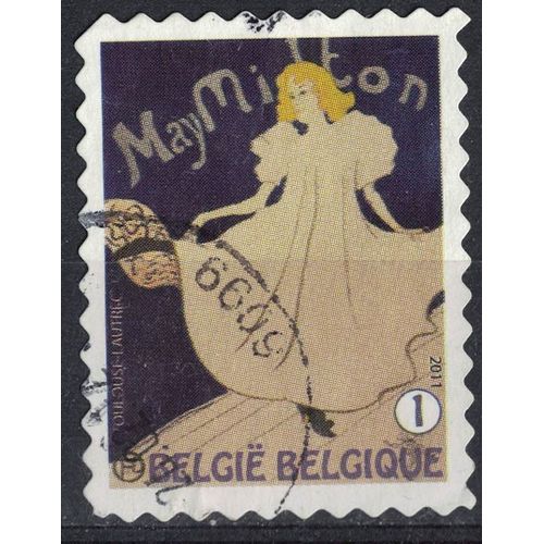 Belgique 2011 Oblitéré Used Henri De Toulouse Lautrec Oeuvre May Milton Su