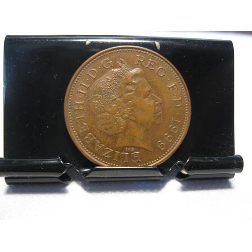 Pièce 2 Pence Royaume Uni Elizabeth Ii 1999 Type Plumes