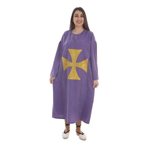 D?Guisement Ou Tunique Violette Avec Croix Pour Femme (Taille L)