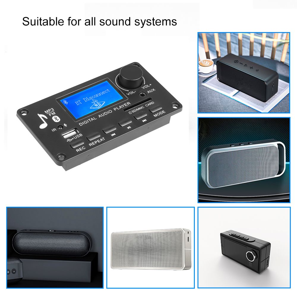 Petite tlcommande - Carte dcodeur Bluetooth 5.0 mains lib... - 3
