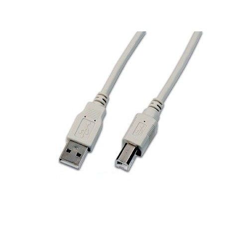 INECK® Câble Imprimante USB | 5m | USB 2.0 Type A Mâle vers B Mâle Haute Vitesse d'Imprimante Printer Scanner Câble Pour HP, Dell, Epson, Canon, Lexmark, Xerox, Brother, Photosmart, Pixma - 5M