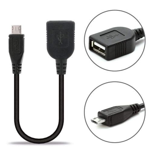 INECK® Adaptateur USB 2.0 femelle vers Micro-USB mâle OTG Câble Adaptateur pour Tablettes et Smartphones Samsung Galaxy S7 edge/ S6 edge/ Note 5/ Tab S2, Nexus 7/ 10, Huawei P10 Lite/ Mate 8, Sony Xperia Z5/ Z4, ASUS, Acer ect