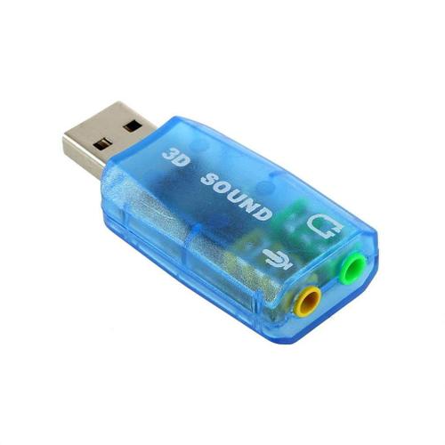 INECK® USB 2.0 vers jack adaptateur de carte 3d Virtual Audio Sound Converter 5.1 canaux
