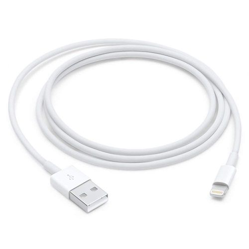 INECK® Câble de données USB vers compatible Lightning pour iPhone 6 6S Plus 5S 5 C 7 7 plus 8 X Blanc (1 m)