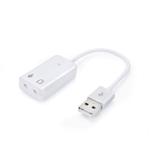 INECK® USB 2.0 Cable Adaptateur Carte 7.1 Audio Virtuel Stéréo Pr PC Mac Vista Linux