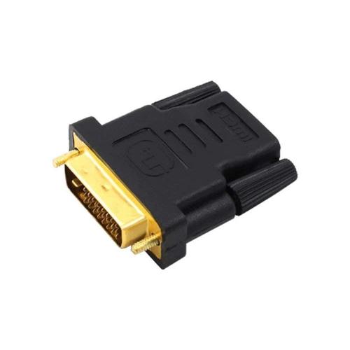 INECK® Adaptateur DVI HDMI Connecteur DVI D 24+1 Mâle vers HDMI Femelle