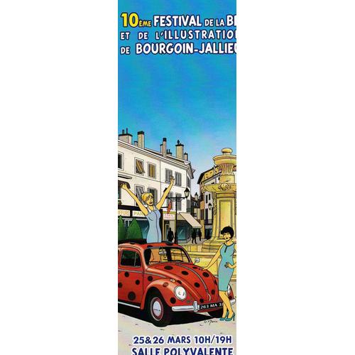 Marque Page Marin Olivier Festival Bd Bourgoin-Jallieu 2017 (Callixte Margot 2cv)