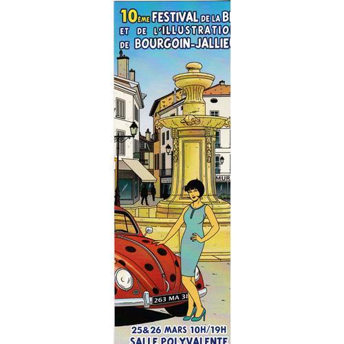 Marque Page Marin Olivier Festival Bd Bourgoin-Jallieu 2017 (Callixte Margot 2cv)
