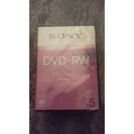Sony 5DMW120AVD - 5 x DVD-RW - 4.7 Go 1x - 2x - boîtier pour DVD vidéo