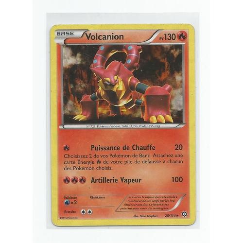 Volcanion - Pokémon - Xy - Offensive Vapeur - 25/114 - R - Holo - Fr