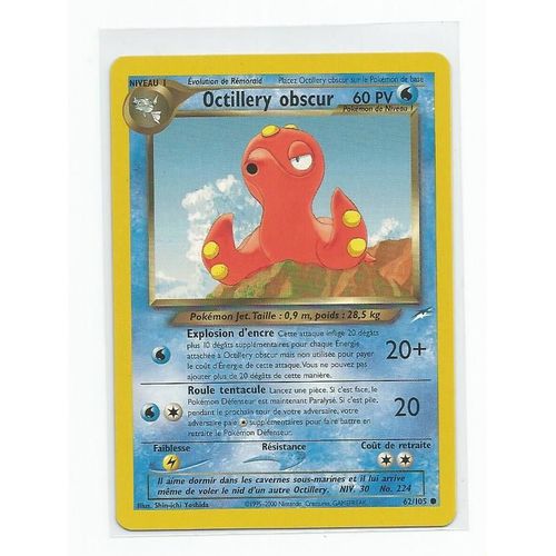 Octillery Obscur - Neo Destiny - 62/105 - Vf