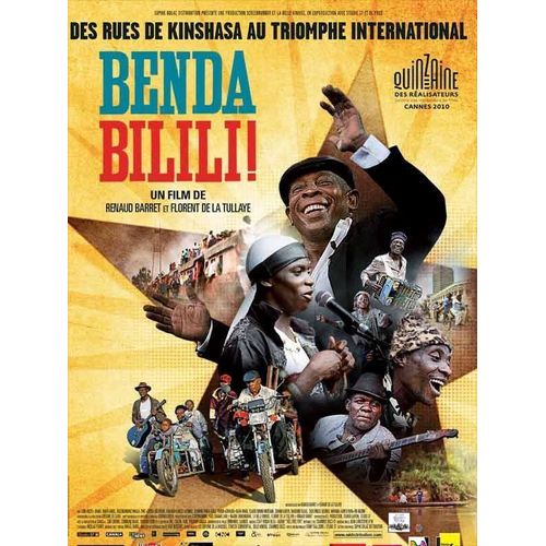Benda Bilili - Véritable Affiche De Cinéma Pliée - Format 40x60 Cm - De Renaud Barret Et Florent De La Tullaye Avec Roger Landu, Coco Ngambali, Djunana Tanga-Suele, Leon Likabu, Cubain Kabeya - 2010