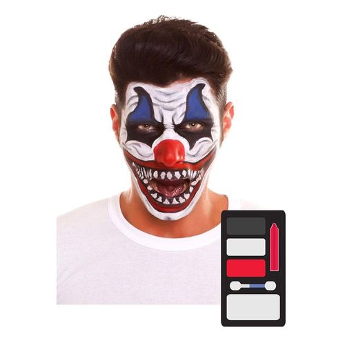 Pack De Maquillage Clown Diabolique (Taille Unique)
