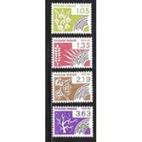 Timbres France Preobliteres Neuf N°178 À 181 Année 1983 Saisons