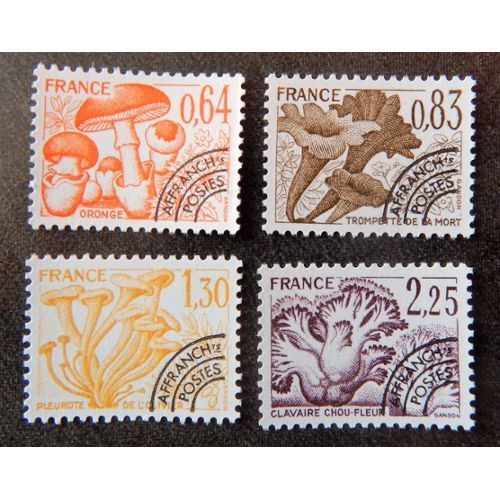 France - 1979 - Neuf - Preobliteres - Yt 158 A 161 - Champignons