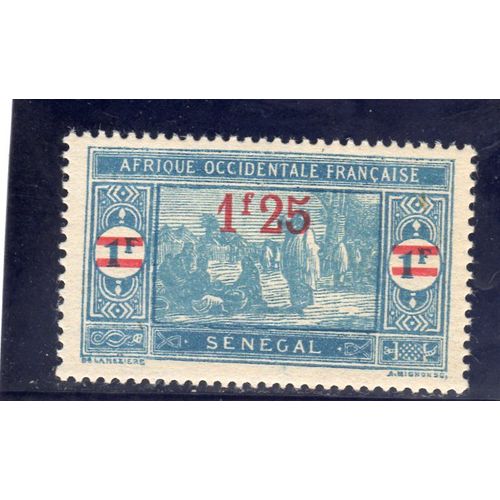 Timbre-Poste Du Sénégal (Marché Indigène)