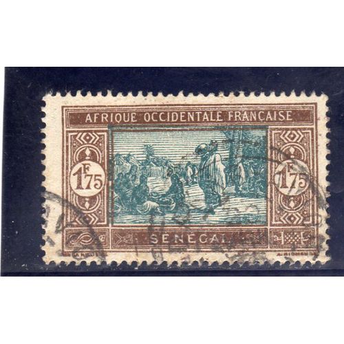 Timbre-Poste Du Sénégal (Marché Indigène)