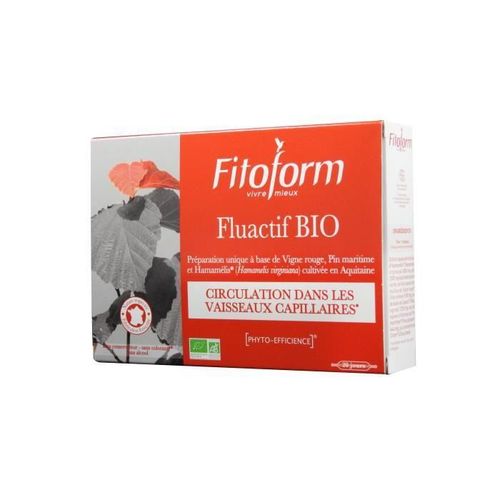 Fluactif Bio - 20 Ampoules Fitoform 