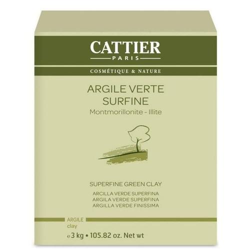 Cattier Argile Verte Surfine 3 Kg 