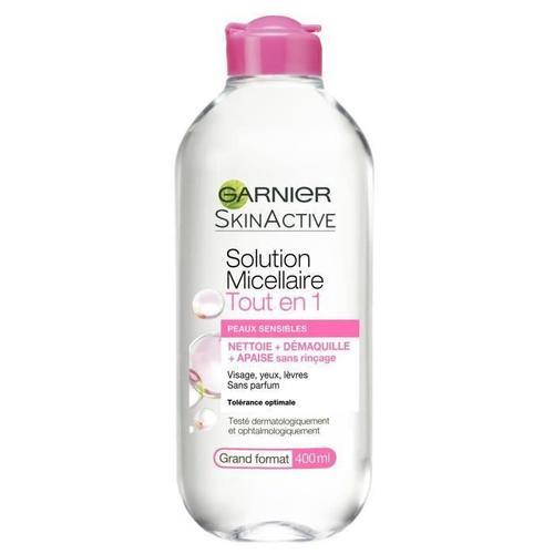 Garnier-Skin Active Solution Micellaire Tout En 1 Peaux Sensibles - 400 Ml 