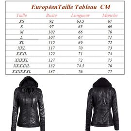 Achat Blouson Cuir Femme Avec Capuche Pas Cher Ou D Occasion Rakuten