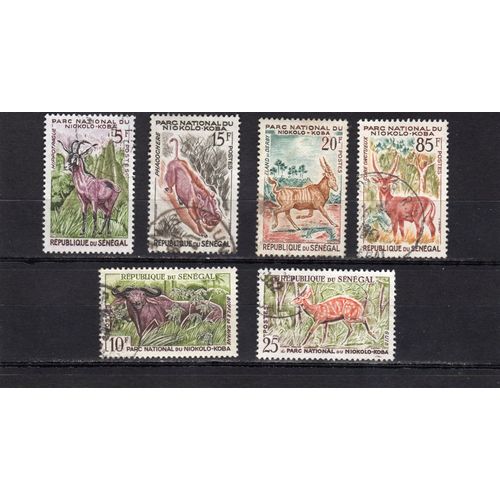 Timbres-Poste Du Sénégal (Parc National Du Niokolo Koba)