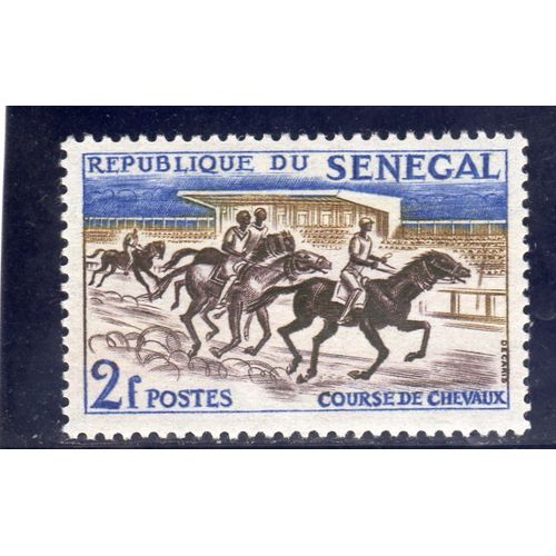 Timbre-Poste Du Sénégal (Jeux Et Divertissements)