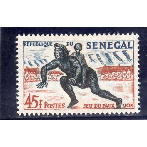 Timbre-Poste Du Sénégal (Jeux Et Divertissements)