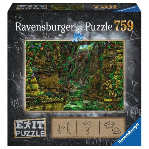 Puzzle 759 Pièces Exit Puzzle - Tempel In Angkor Wat (En Allemand)