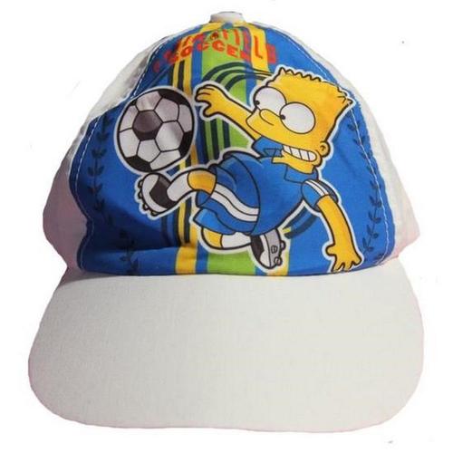 Casquette Bart Simpsons Taille 52 Disney Blanc Enfant