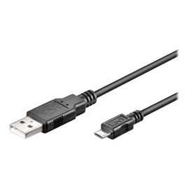 goobay - Câble USB - Micro-USB de type B (M) pour USB (M) - USB 2.0 - 30 cm - noir