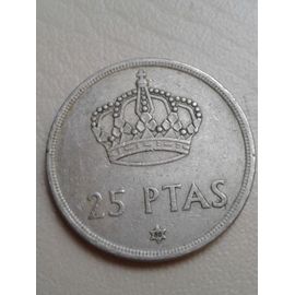 Pièce Monnaie Espagne 1975 - 25 Ptas - Pesetas - Juan Carlos