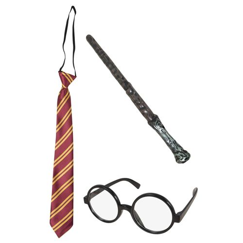 Set De Sorcier ? Cravate + Baguette + Lunettes